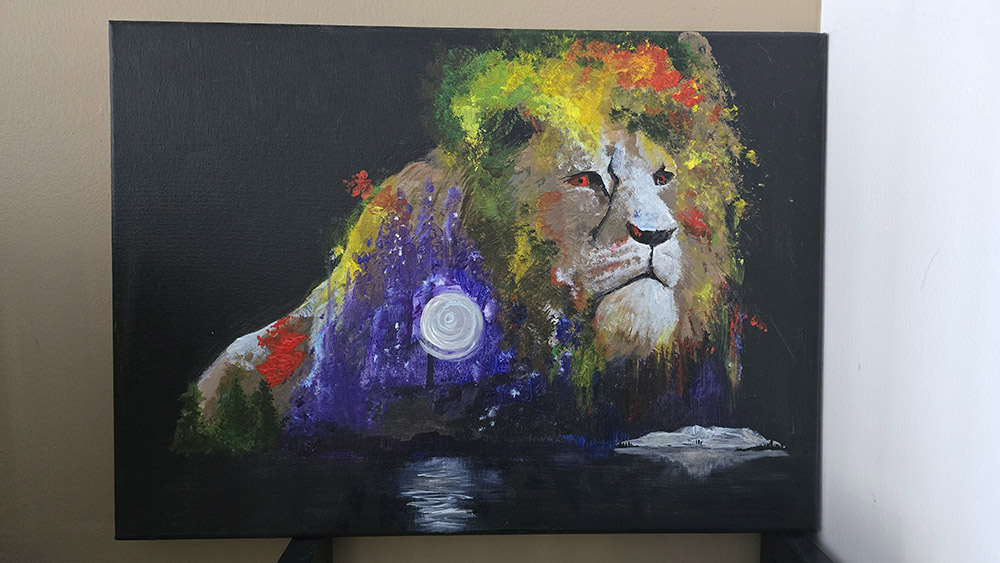 Peinture acrylique sur toile