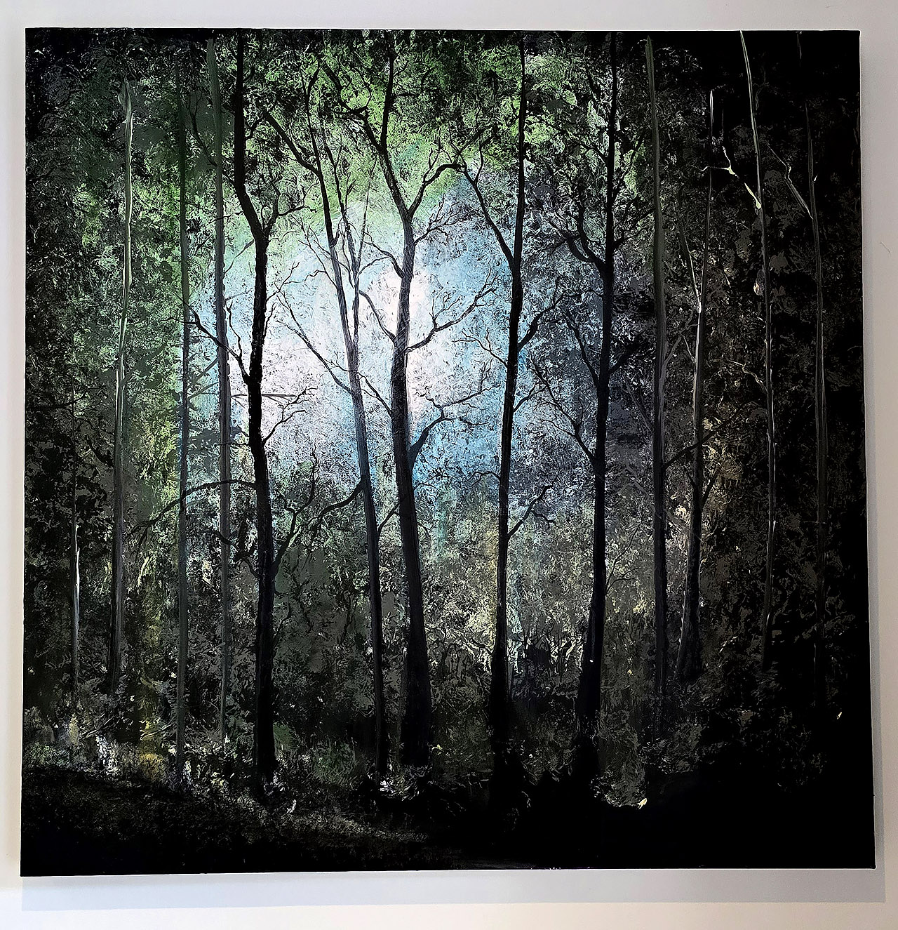 Peinture huile et encre sur toile