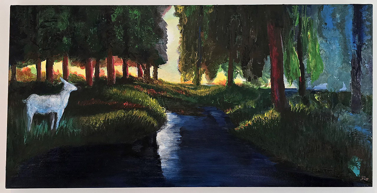 Peinture acrylique sur toile